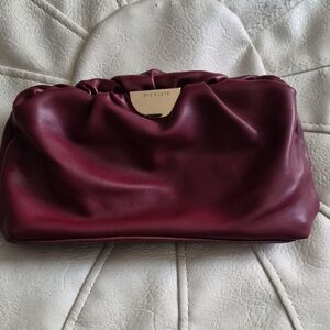 Burgundy Clutch Bag